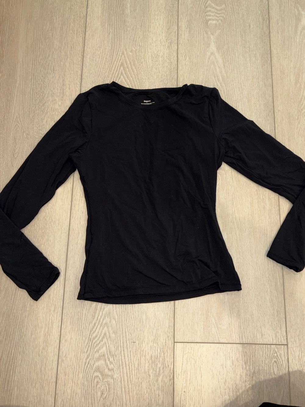 Black longsleeve top